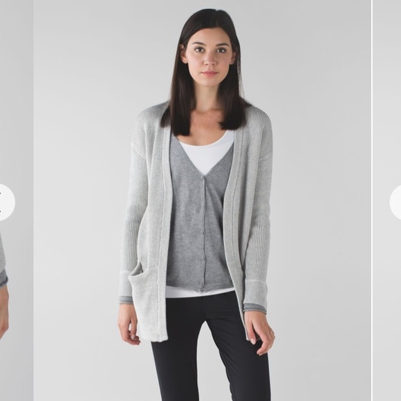 Lululemon Women’s Vestigan Size 6 Heathered Grey